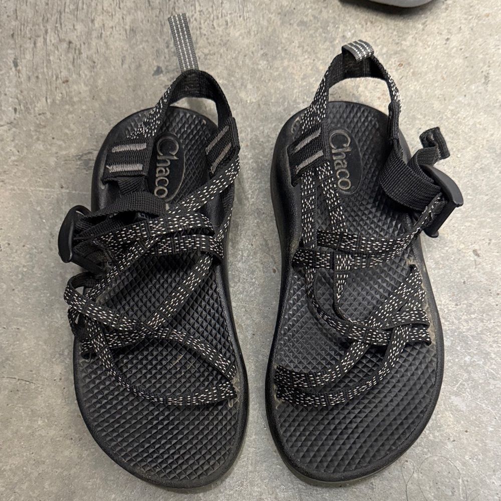 Chaco Black Strappy Sandals